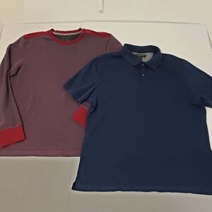 Banana Republic Sweater and Polo shirt combo Mens xl